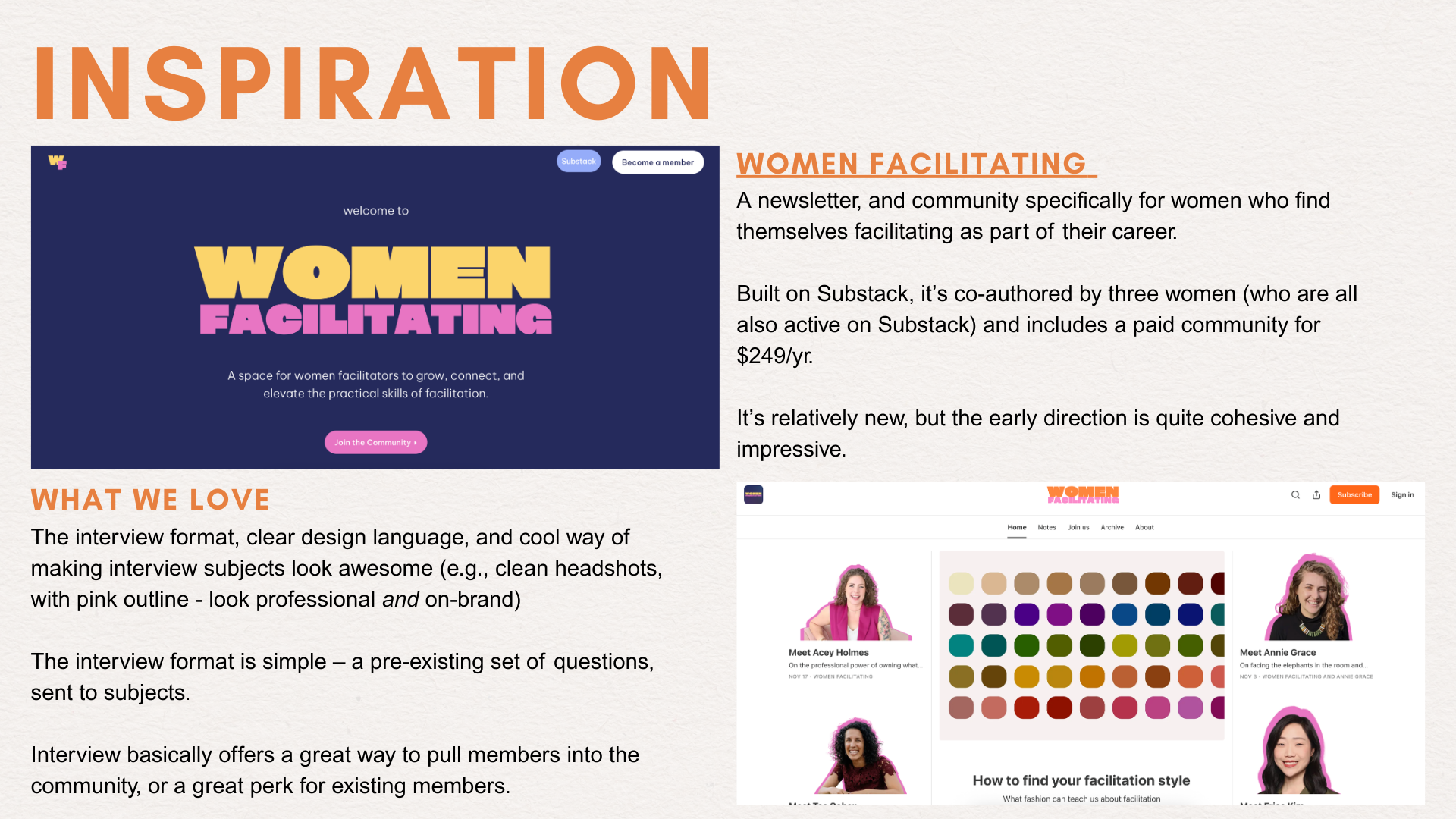 Editorial deck slide